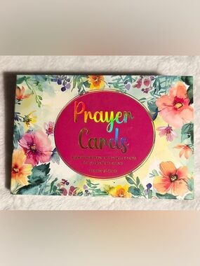 💜 Crown Jewlz Box of 20 Floral Design Prayer & Scripture Cards